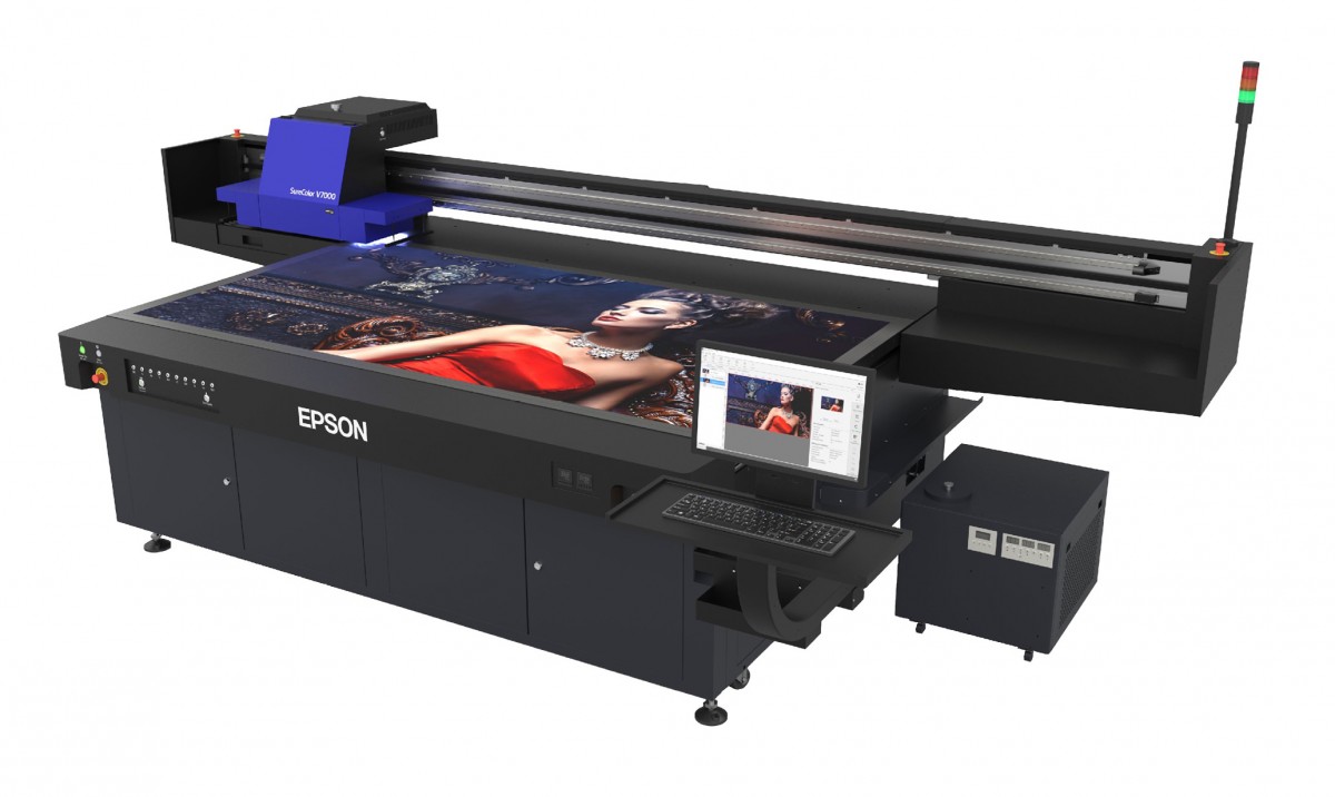 Epson Surecolor Sc V7000 Uv Flatbed Printer Papergraphics 2378